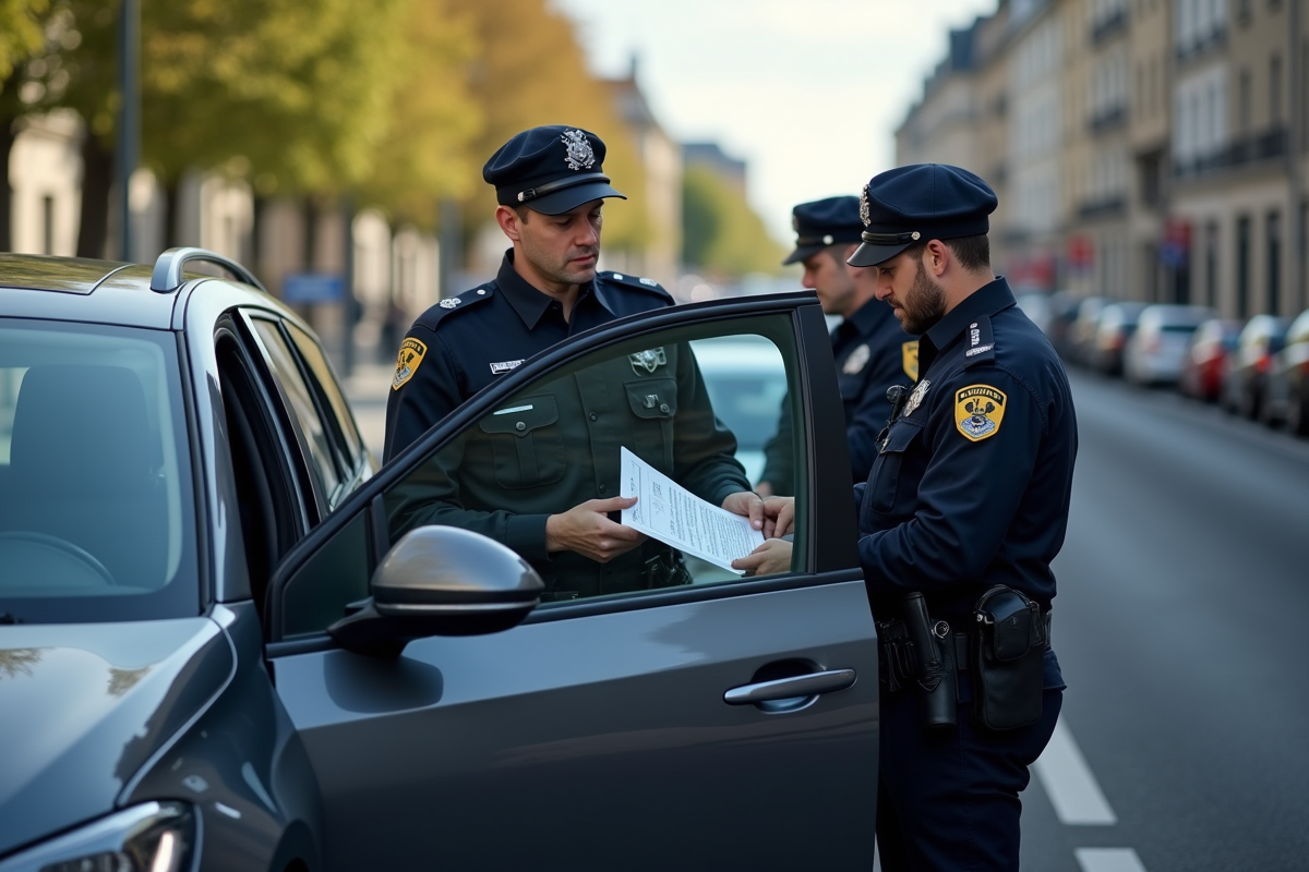 voiture contrôle